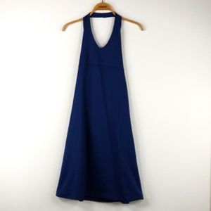 Patagonia Morning Glory Halter Dress - blue - sz S